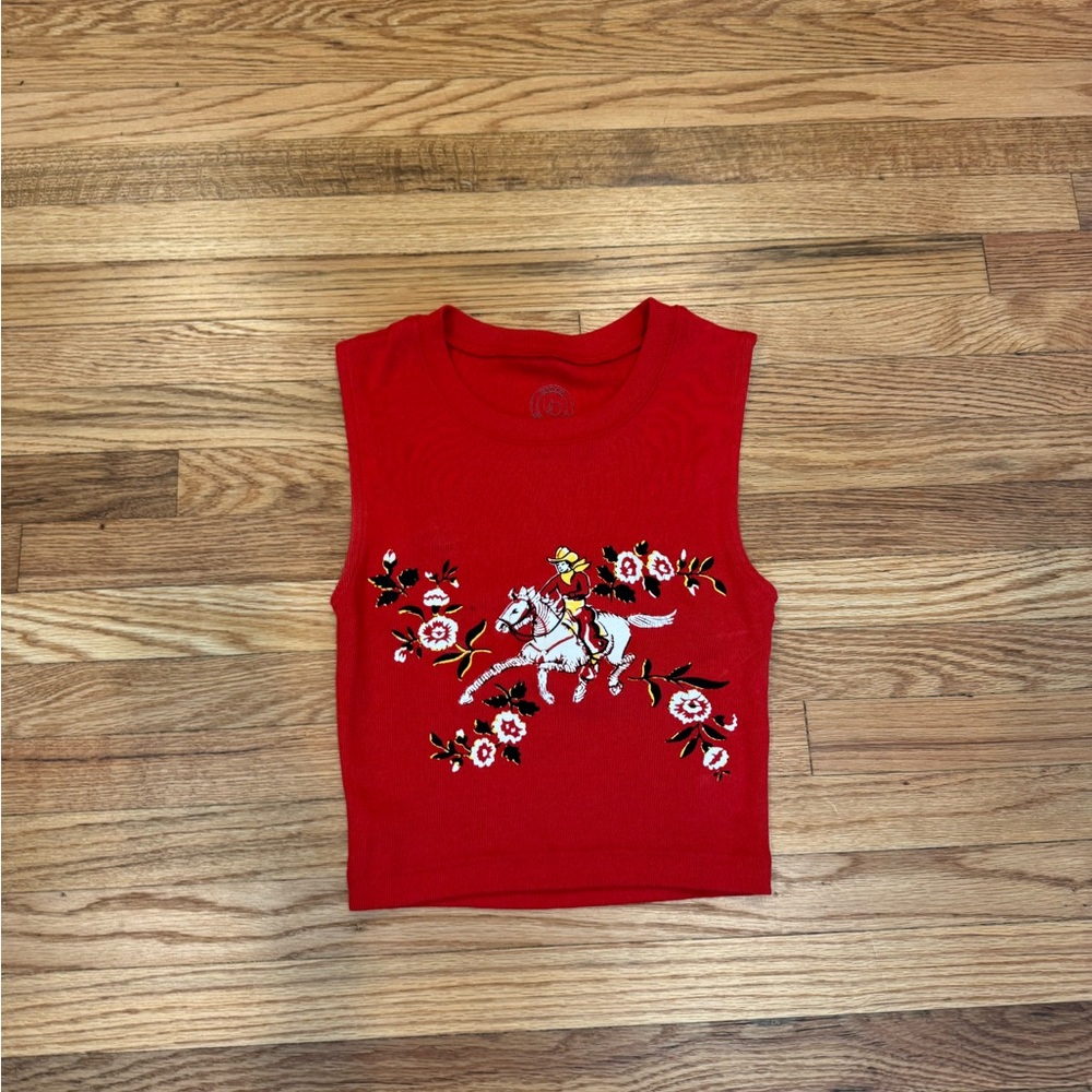 Urban outfitters Red Cowboy Tank Top